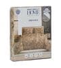 Brown Ptachwork 144 TC Cotton Fitted King Sized Bedsheet With 2 Pillow Covers