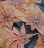 Blue Floral 144 TC Cotton King Sized Bedsheet With 2 Pillow Covers