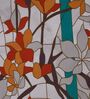 Blue Floral 144 TC Cotton King Sized Bedsheet With 2 Pillow Covers