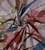 Pink Floral 144 TC Cotton King Sized Bedsheet With 2 Pillow Covers