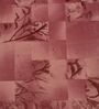 Pink Ptachwork 144 TC Cotton King Sized Bedsheet With 2 Pillow Covers