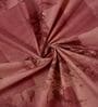 Pink Ptachwork 144 TC Cotton King Sized Bedsheet With 2 Pillow Covers