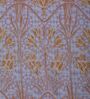 Purple Vertical Floral 144 TC Cotton King Sized Bedsheet With 2 Pillow Covers