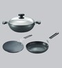 Prestige Build Your Kitchen Stainless Steel Cookware with Lid- set of 3