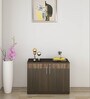 Prestige Low Height File Cabinet in Fumed Oak Finish with Lock