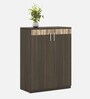 Prestige Medium File Cabinet in Fumed Oak Finish with Lock