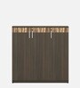 Prestige Wide File Cabinet in Fumed Oak Finish with Lock