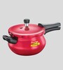 Silky Red Aluminium Pressure Cooker- 3.3 Ltr