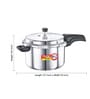 Stainless-Steel Pressure Cooker 5.5 Ltr
