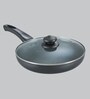 Prestige Dlx Granite Black Fry Pan with Lid,260mm