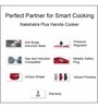 Nakshatra Plus Flame Red Pressure Cooker 5 Ltr