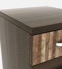 Prestige 1 Door Small Pedestal in Fumed Oak Finish with Lock