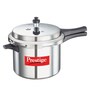 Prestige Popular Aluminium Pressure Cooker, 5 Ltr,Silver