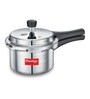 Hard Anodized Aluminium Pressure Cooker in Silver