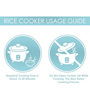 Electric Stainless Steel Rice Cooker- 500ml