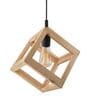 Presto Beige Wood Hanging Light