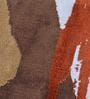 Brown Polyester 55 x 22 Inches Machine Made Floor Runner