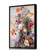 Pretty Floral Multicolour Synthetic Wood Wall Art