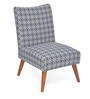 Prevo Slipper Chair in Blue Finish Prevo Slipper Chair in Blue Finish