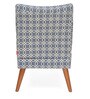 Prevo Slipper Chair in Blue Finish Prevo Slipper Chair in Blue Finish