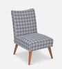 Prevo Slipper Chair in Blue Finish Prevo Slipper Chair in Blue Finish