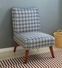 Prevo Slipper Chair in Blue Finish Prevo Slipper Chair in Blue Finish