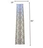 Primose Pink and White 100% Cotton 18x96 Inches Embroidered Floral Bed Runner
