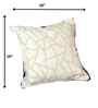 Primrose 100% Cotton 16x16 Inches Embroidered Cushion Cover