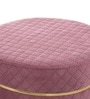 Primrose Ottoman In Rose Gold Color