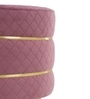 Primrose Ottoman In Rose Gold Color