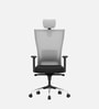 Primus Breathable Mesh Ergonomic Chair In Grey & Black Colour