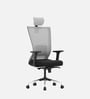 Primus Breathable Mesh Ergonomic Chair In Grey & Black Colour
