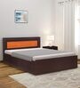 Primus King Size Bed in Wenge Finish with Box Storage