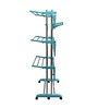 Prince Jumbo Stainless Steel Floor Rested Cloth Dryer Stand In Green (Length: 63.78 ,Height: 25.19)