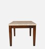Prince Solid Wood 6 Seater Dinning Table In Milan Walnut Finish