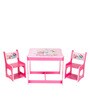 Princess Themed Activity Table with 2 Chairs in Pink Colour