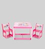 Princess Themed Activity Table with 2 Chairs in Pink Colour