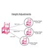 Princess Themed Activity Table with 2 Chairs in Pink Colour
