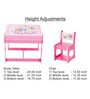 Princess Themed Activity Table with 2 Chairs in Pink Colour