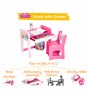 Princess Theme Desk & Chair with Adjustable Height Feature