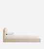 Princess Boucle Kids Twin Bed With Box Storage In Cream Colour