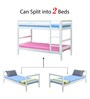 Princess Bunk Bed with Pull Out Bed in Pink