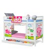 Princess Bunk Bed with Pull Out Bed in Pink
