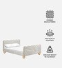 Princess Glow Kids Toddler Bed In White Colour