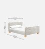 Princess Glow Kids Toddler Bed In White Colour