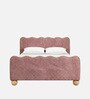 Princess Glow Kids Twin Bed In Pink Colour