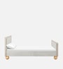 Princess Glow Kids Twin Bed In White Colour