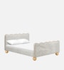 Princess Glow Kids Twin Bed In White Colour