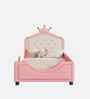Princess Guard Pink Kids Twin Bed In Pink colour