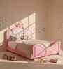 Princess Guard Pink Kids Twin Bed In Pink colour